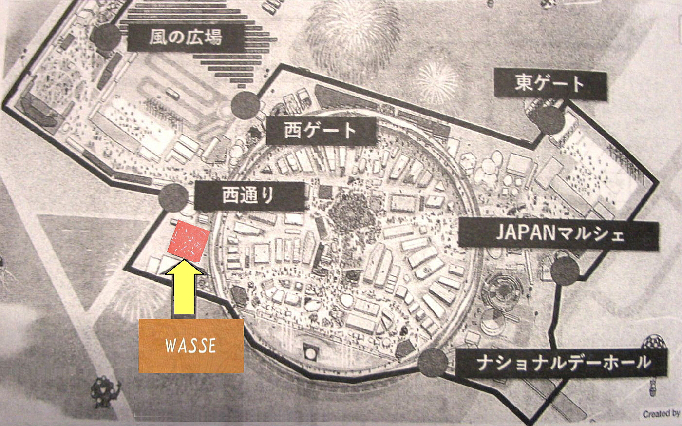 㖜@wWASSEx ʒu}@g